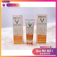 Freeship - Hàng Chính Hãng  Kem chống nắng Vichy Capital Soleil 3in1 SPF50+ 50ml Mỹ Phẩm Real Siêu Cấp