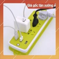[FreeShip - Hàng Loại 1] Ổ điện đa năng 6 phích cắm, 3 cổng USB