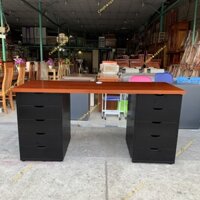 [Freeship HCM] Bàn làm việc, Bàn học ikea gaming, Mặt bàn gỗ tự nhiên CPX-BG04