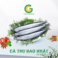 [Freeship HCM] Cá thu Đao Nhật Sanma Nhập Khẩu Green Good Chuyên Sốt, Nướng, Chiên 1Kg