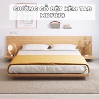 [FREESHIP HCM] Giường Gỗ MDF Kiểu Nhật Kèm Tab Đầu Giường Tatana MDF038 - có thiết kế theo yêu cầu