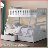 [Freeship HCM] Giường Tầng Victoria (1m/1m4) Gỗ Tự Nhiên - Tiết Kiệm Diện Tích - Người Lớn Sử Dụng Được