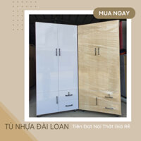 [Freeship HCM] Tủ 2 cánh mẫu đẹp giá rẻ nhất 1m6,1m8x84x47 - Tủ quần áo nhựa Đài Loan