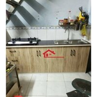 [FREESHIP HCM] Tủ bếp nhựa Đài Loan ngang 2m bồn đôi, vòi đầy đủ đa năng giá rẻ nhất