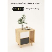 [FREESHIP HCM] Tủ Đầu Giường, Tab Đầu Giường Gỗ MDF TG007 - có thiết kế theo yêu cầu khách hàng