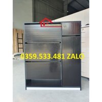 [Freeship HCM] Tủ giày thông minh màu đen huyền bí 1m2x1mx31 siêu rẻ