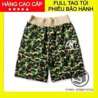 [Freeship - Hình Thật]Quần short Bape Full Tag Túi, quần áo Bape, áo thun unisex thuộc street style