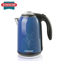 [FREESHIP HN] Ấm siêu tốc inox 2 lớp 1.7 L SUNHOUSE SHD1382, Công suất 1800W, inox 304 siêu bền