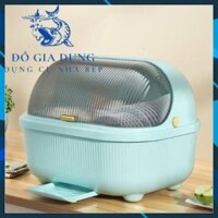 FreeShip- Hộp đựng bát đũa bằng nhựa, Hộp đựng chén có nắp đậy sạch sẽ và tiện dụng TEKDOOR OFFICIAL STORE
