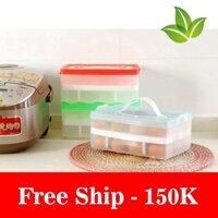 Freeship Hộp đựng trứng gà tiện lợi với 24 ô