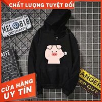 [FREESHIP-KEM ẢNH THẬT] Áo Hoodie Nỉ Hình con heo đáng yêu ( Nam - Nữ đều mặc được đủ size