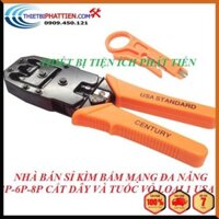 FREESHIP Kềm Bấm Cos, Kìm Bấm Đầu Cos Mạng Chuyên Dụng CENTURY Mã 060626 - 4P,6P,8P (Chính Hãng)