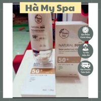 🔴[FREE_SHIP] Kem chống nắng NATURAL SUN SPF50+ & PA +++ 40ml - Hà My Spa Chính Hãng