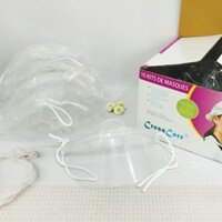 (FREESHIP) Khẩu trang nhựa che miệng - Hộp 10 cái