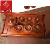 [FREESHIP] Khay Gỗ Hương Để Ấm Chén Cao Cấp (K)