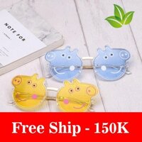 Freeship Kính râm cho bé hình heo- Mắt kính thời trang cho bé