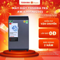 [Freeship + lắp đặt] Máy giặt Toshiba 7Kg AW-L805AV(SG) - Hàng chính hãng, bảo hành 2 năm