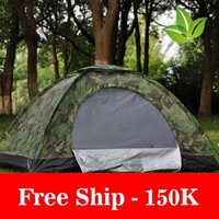 Freeship Lều trại du lịch phong cách quân đội