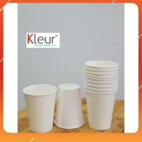 [FreeShip – Ly Giấy] Combo 200 Ly Giấy Trắng 12OZ 400ML |Kleur Paper Cup