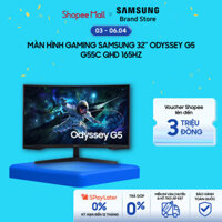 [Freeship] Màn hình Gaming Samsung 32 inch Odyssey G5 G55C QHD 165Hz LS32CG552EEXXV