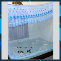 FreeShip Màn tuyn dây mắc tay m6x2m, m8x2m, 2mx2m2 - mùng tuyn có cửa ngủ chống muỗi người lớn chất vải lanh thá