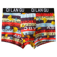 Freeship MAX Quần Lót, Sịp Boxer Mùa Hè Vải Bằng Lụa Cao Cấp, Quần Sịp Boxer Nam Họa Tiết Độc Đáo Co Giãn 4 Chiều - L - xanh đỏ