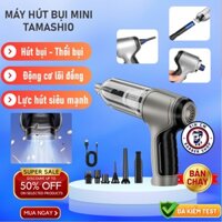 [FREESHIP] Máy Hút Hụi Mini Cầm Tay TAMASHIO, Máy Hút Bụi Và Thổi Bụi Không Dây 2 trong 1, Hút Bụi Ô Tô Lông Thú Cưng