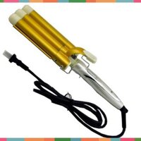[FREESHIP] Máy làm tóc,Máy bấm tóc gợn sóng, máy tạo kiểu,máy làm xoăn sóng Máy uốn tóc 3 trục KEMEI 1010  giá rẻ