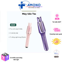 FREESHIP- Máy Uốn Tóc Xoăn Tự Động Trục 32mm QY008 Xoay 360 Độ Chất Liệu Gốm Sứ Cao Cấp Thiết Kế Mới Nổi Bật Hơn - AMONO