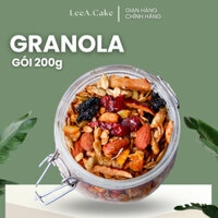 [FREESHIP] Ngũ cốc granola siêu hạt gói 200g - Ngũ cốc dinh dưỡng giảm cân thơm ngon, bữa sáng tiện lợi - LeeA.Cake