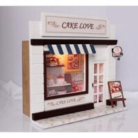 [FREESHIP] NHÀ MÔ HÌNH TIỆM BÁNH CAKE LOVE