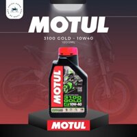 [FREESHIP] Nhớt xe số bán tổng hợp Motul 3100 Gold 4T 10W40 1L - Nhớt đường trường ngắn