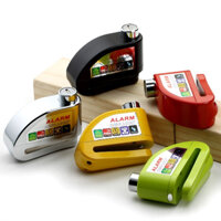 [FREESHIP] Ổ Khóa Đĩa Xe Máy Chống Trộm Có Còi Hú Báo Động Tặng Kèm Pin.