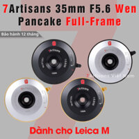 FREESHIP Ống kính 7Artisans 35mm F5.6 WEN Pancake Full-Frame cho Leica M - Lens Pancake siêu mỏng siêu nhỏ gọn và mỏng