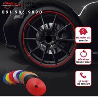 Freeship PK ô tô | chỉ viền bánh xe, nẹp chống xước lazang xe hơi,cao su dán viền trang trí bánh ô tô cuộn 8m chất lượng