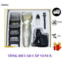 [Freeship+quà 19k] Bộ tông đơ Venus cắt tóc nam người lớn, trẻ em loại tốt, tặng lược cắt Toni&Guy