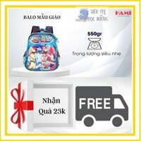 [Freeship + Quà 23k] Balo cho Bé Trai mẫu giáo Hami, siêu nhẹ. Cặp học sinh cho trẻ dưới 6 tuổi, không thấm nước.