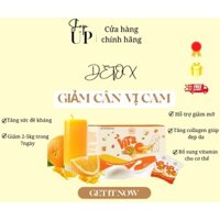 (FREESHIP + QUÀ ) Detox nước trái cây giảm cân vị cam - chính hãng /giam can an toan /giảm mỡ toàn thân