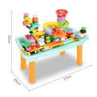 [FREESHIP+QUÀ TẶNG] BỘ BÀN XẾP LEGO CẦU TRƯỢT THẢ BI 160 CHI TIẾT NHỰA ABS AN TOÀN CHO BÉ