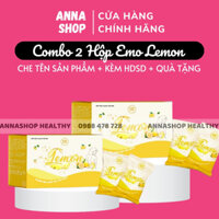 [FREESHIP + QUÀ]COMBO 2 HỘP NƯỚC GIẢM CÂN EMODETOX VỊ CHANH/ giam bung, giam mo, giam eo