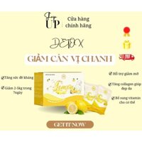 (FREESHIP + QUÀ)Detox nước trái cây giảm cân vị chanh-chính hãng/giảm mỡ / giam can an toan