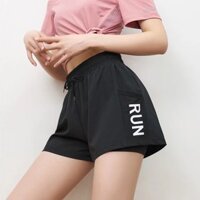 [Freeship] Quần Short Nữ RUN QS09 2 Lớp Tập Gym Yoga Có Túi Hông