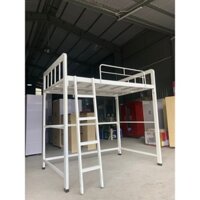 [FREESHIP-RAP 0Đ] giường sắt 1 tầng trên cao -sắt hộp 4-8 dày dặn -new 100% giá tận xưởng không qua trung gian