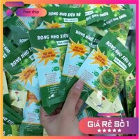 [FREESHIP] Rong nho tách nước, combo 15 gói, 1 gói 25g tặng sốt mè rang kewpie - Ngon giòn rộp rộp, ăn vặt ngon