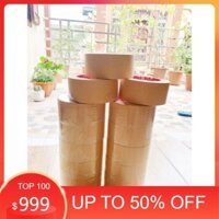 freeship SALE 50% Combo 1 lốc 6cuộn băng dính giấy da bò khổ 5cm x 45m