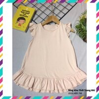 [FreeShip – Sale khô máu] Váy Tay Cánh Tiên Chất cotton Hàn Cao Cấp (Ảnh chụp Tại Shop) Dành cho bé gái