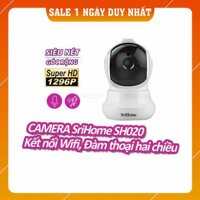 [FreeShip - Sale Khô Máu] Camera Srihome SH020 - 3MP FHD - Kết nối wifi - Đàm thoại hai chiều - Phát hiện chuyển động