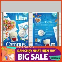 (FreeShip) Set 10 Vở Campus Gift Campus Season 120 trang hàng siêu chuẩn