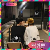 [FREESHIP]  [ Siêu Hot ] Áo đôi nỉ bo dơ tay.  siêu hot, siêu thời trang