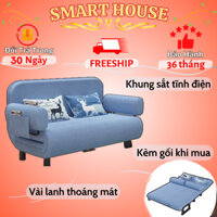 (FREESHIP) Sofa Giường Gấp Gọn, Giường Sofa Văn Phòng, Sofa Gấp Gọn Đệm Bọt Biển Mật Độ Cao